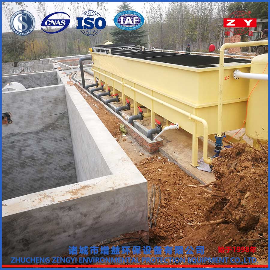 淀粉污水處理現場